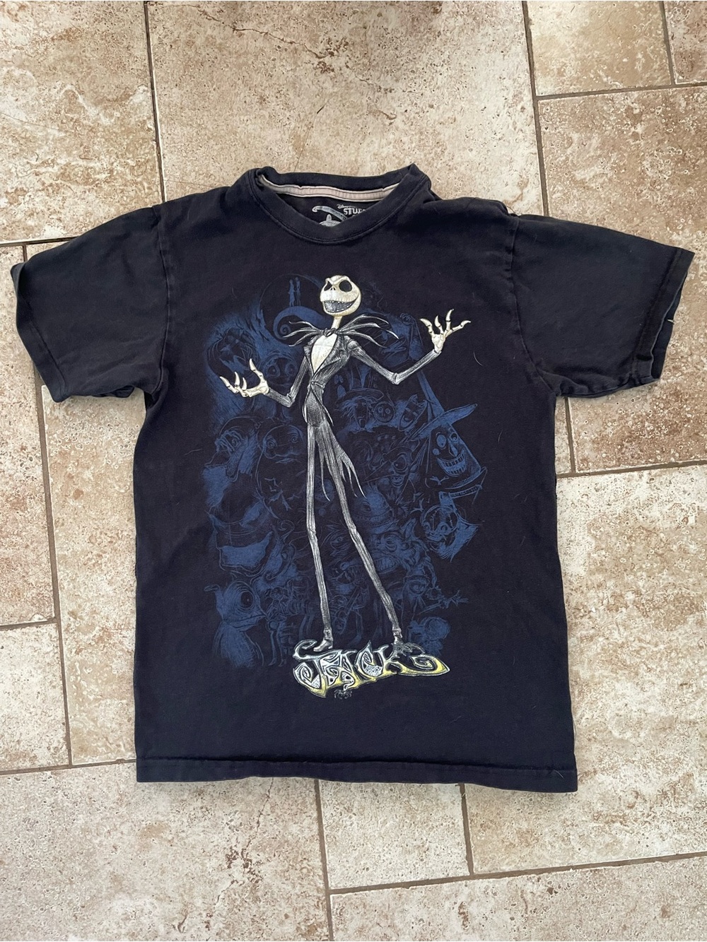 Disney Black Kids' The Nightmare Before Christmas Jack Skellington Graphic Tee